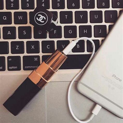 chanel lipstick power bank charger